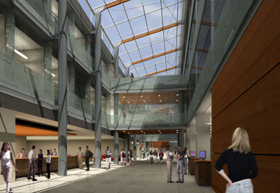 Osgoode\'s new wing (atrium)
